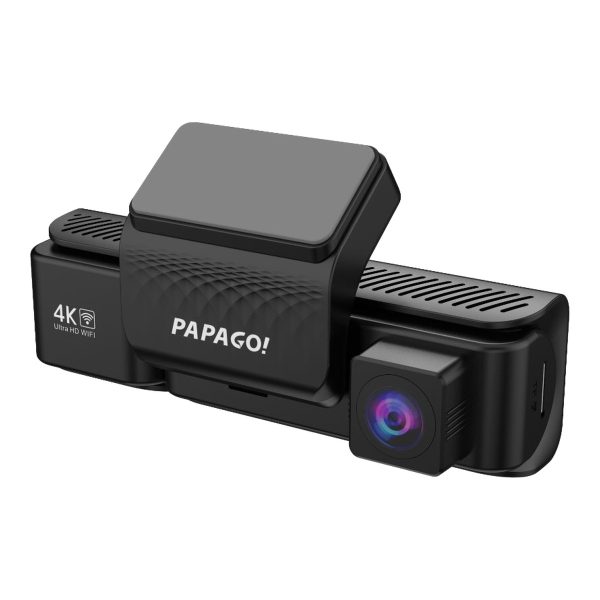 PAPAGO N300 מצלמת דרך 4K עם מצלמה פנימית