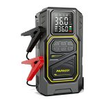 בוסטר התנעה עם קומפרסור PAPAGO SP60 – מבט מלפנים עם צבתות התנעה